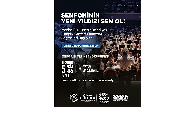 Gençlik Senfoni Orkestrası’nda Sen de Yerini Al