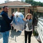 Aliağa’dan Karşıyaka’ya iyilik köprüsü:   “Mavi Kapak” kampanyasına 200 kilogramlık destek