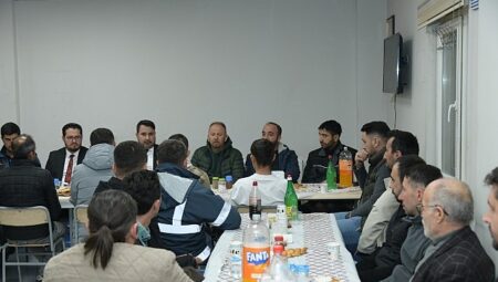 Başkan Çırpanoğlu, Kazanbel Beton Çalışanlarıyla İftar Sofrasında Buluştu