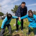 Bornova’nın en özel fidanları toprakla buluştu