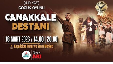“Çanakkale Destanı” Çocuk Tiyatro Oyunu Sahnelenecek