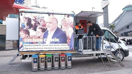 Canik Belediyesi’nden Aile Ekonomisine Dev Katkı: Atıklar Kazanca Dönüşüyor
