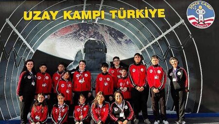KKTC’li İzciler Bu Kez Uzay Atmosferinde Kamp Kurdu
