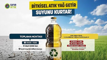 Manisa Büyükşehir’den Atık Yağını Getir Doğanı Koru Çağrısı