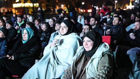 Milli Maç Heyecanı Çankaya Parklarında Yaşandı