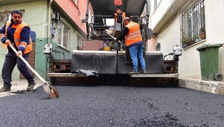 Osmangazi’de Çiftehavuzlar Mahallesi Kına Sokak’a Yeni Asfalt