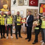 RİEDER Kulübü’nden Başkan İsmail Yetişkin’e teşekkür ziyareti