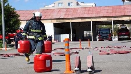 Antalya itfaiyesinin taze kanları göreve hazır
