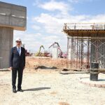 Başkan Altay İnşası Süren TÜMOSAN Kavşağı’nda İncelemelerde Bulundu