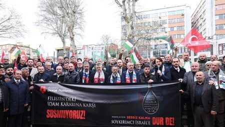 Başkan Büyükakın’dan Filistin’e destek