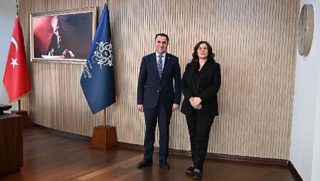 Başkan Çerçioğlu’na Aile ve Sosyal Hizmetler İl Müdürü Türkoğlu’ndan ziyaret