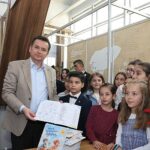 Başkan Erkan Aydın Bursa 23. Kitap Fuarı’nda Çocuk Yazarlarla Buluştu