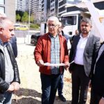 Başkan Hüseyin Can Güner Sahada İncelemelerde Bulundu