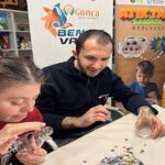 Cam atıklar, Gonca’da sanata dönüştü