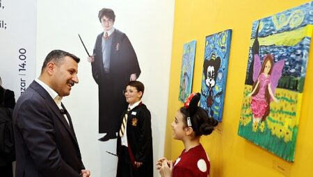 Çocuklar Hayal Gücünü Sanatla Buluşturdu