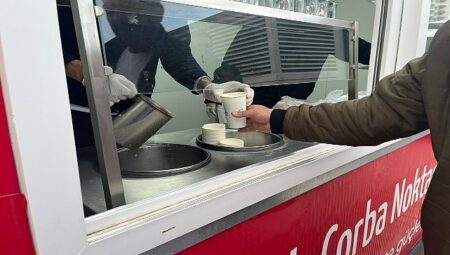 Çorba ikramı Manisa yoluna ulaştı