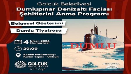Dumlupınar Faciası Gölcük’te Tiyatro Sahnesinde Canlandırılacak