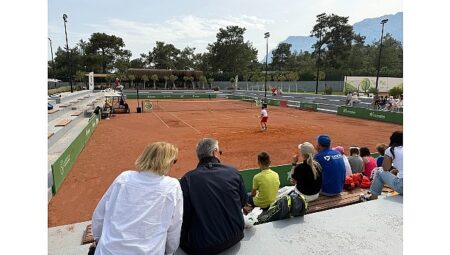 Geleceğin tenisçileri Kemer’de buluştu