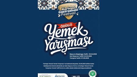 Kartepe Gastronomi Festivali Yemek Yarışması Başvuruları Başladı