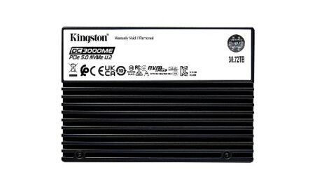 Kingston, Yeni Nesil Veri Merkezleri İçin 30,72 TB Gen5 U.2 NVMe SSD Modelini Tanıttı