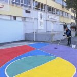 Konak’ta ‘renkli dokunuş’ okul bahçelerine de geldi