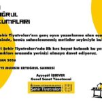 Muhsin Ertuğrul Okumaları “Paslı Raylar Korosu” Oyunuyla Devam Ediyor