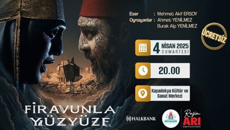 Nevşehir’de “Firavunla Yüz Yüze” Tiyatro Gösterisi