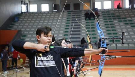Spor Festivalinde Öğrenciler Okçuluk Maharetlerini Yarıştırdı