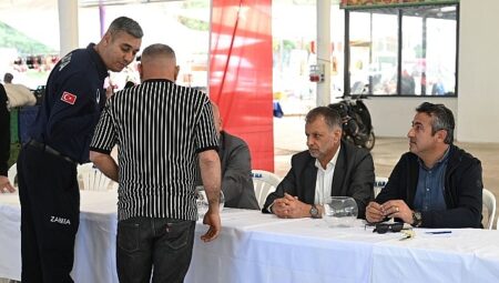 Tekirova tekstil pazarı kura çekimi yapıldı