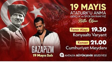 19 Mayıs Antalya’da dolu dolu kutlanacak