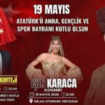 19 Mayıs Coşkusu Fener Alayı ve Işın Karaca Konseriyle Yaşanacak