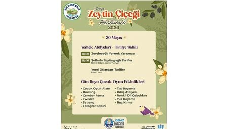 2.Zeytin Çiçeği Festivali Başlıyor