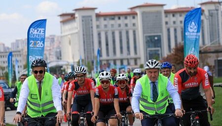 Ankara Rize Günleri’nde Pedallar Hareketli Yaşam İçin Çevrildi