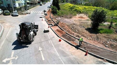 Başiskele’de trafik akışına yeni dokunuşlar