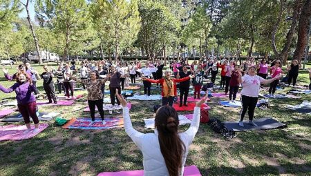 Bucalı kadınlar baharı sporla karşıladı
