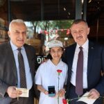Büyükakın, ilk iş gününde de yanlarındaydı: “İyi ki varsınız”