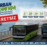 Büyükşehir’den bayramda ücretsiz ulaşım kolaylığı