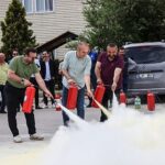 Çankaya Belediyesi Personeline Yangın Eğitimi ve Tatbikat