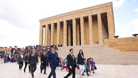 Çankayalı Minikler Atasının Huzurunda