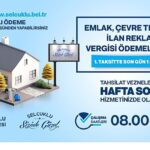 Emlak ve çevre temizlik vergisi ödemelerinde son gün 1 Haziran