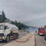 Kemer’de araç yangını