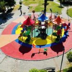 Narlıdere’de Oyun Parkı Zeminleri Yenileniyor