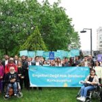 Nilüfer’de sloganlar engelleri aşmak için yükseldi