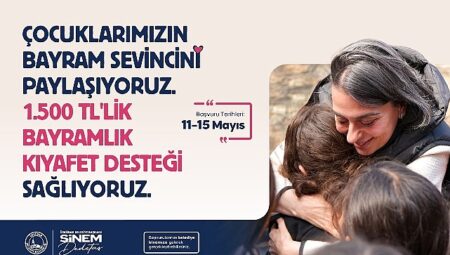 Üsküdar Belediyesi’nden Çocukların Bayram Sevincine 1500 Liralık Kıyafet Desteği