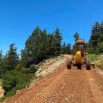 Akseki’de yayla yollarında bakım ve onarım çalışması
