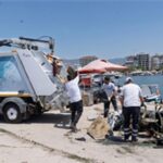 Araba lastiği, masa, sandalye de çıktı klozet kapağı da