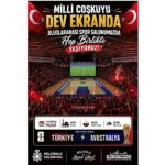 Milli Maç Heyecanı Selçuklu’da Dev Ekranda Yaşanacak