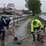 Büyükşehir kuvvetli sağanak sınavını başarıyla geçti
