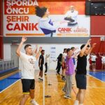 Canik’te Gençler Parkurun Tozunu Dumana Katıyor