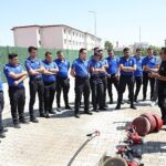 Konya İtfaiyesi Ereğli T Tipi Ceza İnfaz Kurumu Personeline Yangına Müdahale Eğitimi Verdi